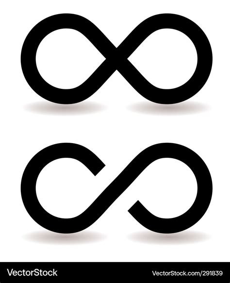 Infinity symbol Royalty Free Vector Image - VectorStock