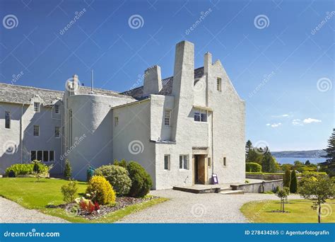 Hill House Scotland Charles Rennie Mackintosh Editorial Image - Image of entrance, garden: 278434265