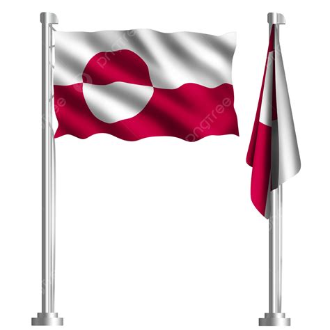 Greenland Clipart Transparent PNG Hd, Waving Greenland Flag, Greenland, National Flag ...