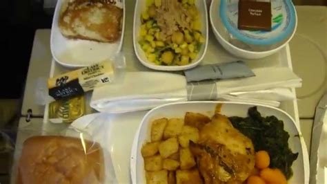 Emirates economy class menu & meals - YouTube