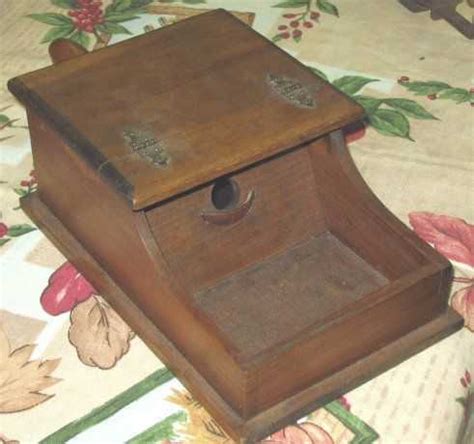 1184: Antique Wooden Voting/Ballot Box w Marbles