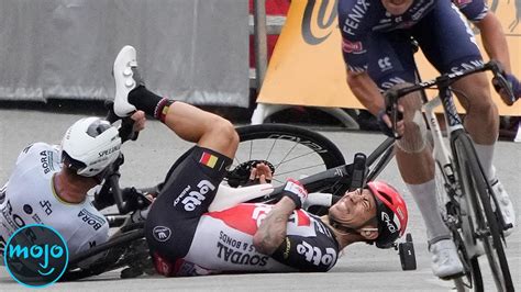 Top 10 Worst Crashes in Tour de France History - YouTube
