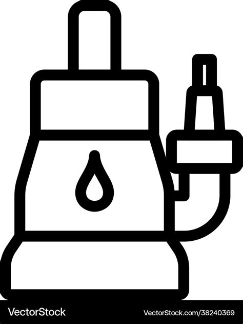 Submersible water pump icon Royalty Free Vector Image