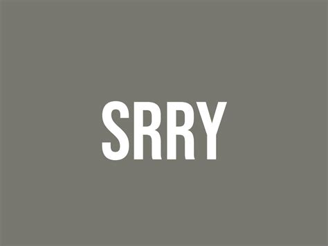 What Does Srry Mean? - Meaning, Uses and More - FluentSlang