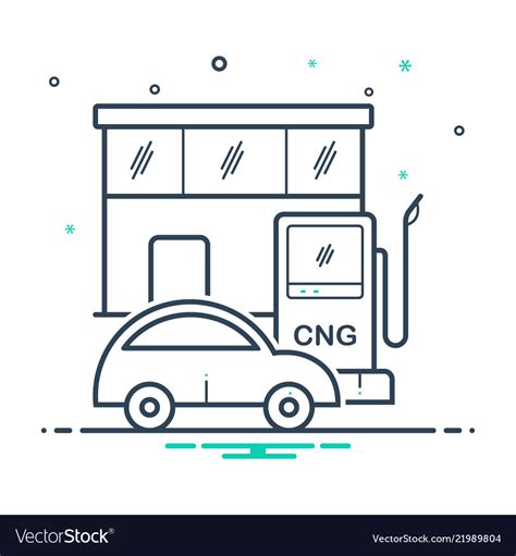 Gas station Royalty Free Vector Image - VectorStock