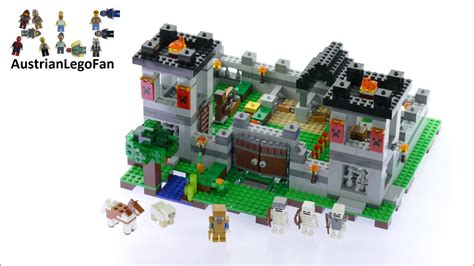 Lego Minecraft 21127 The Fortress - Lego Speed Build Review - YouTube