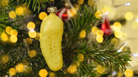 The History Of The Christmas Pickle Ornament Tradition