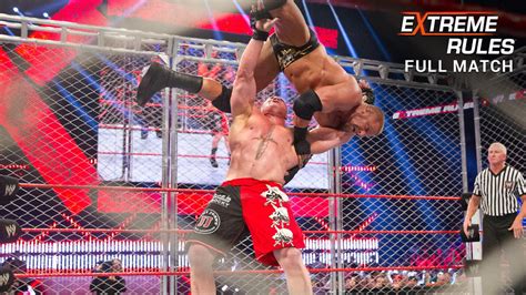 Triple H vs. Brock Lesnar - Steel Cage Match: Extreme Rules 2013 (Full ...