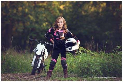 Dirt bikes and Tutus | Dirt Bike Child Portraits with Jodi Walsh Photography