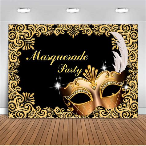 Masquerade-Party-Backdrop-for-Photography-Graduation-Prom-Party-Decoration-Supplies-Background ...