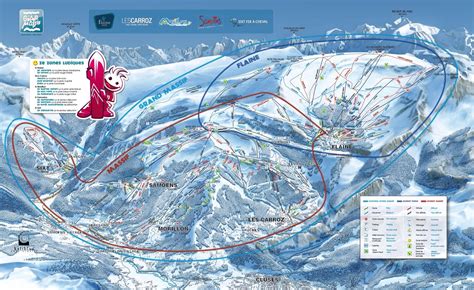 Skimap of Samoëns flaine morillon les carroz - Grand Massif www ...