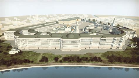 Grand Kremlin Palace, Moscow, designed by Vasily Bazhenov. Work on this ...