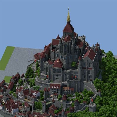 Minecraft Castle on a Hill