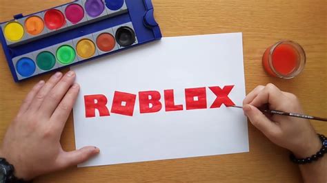 How To Draw A Roblox Logo