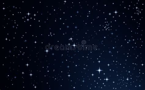 Starry Night Background Clipart