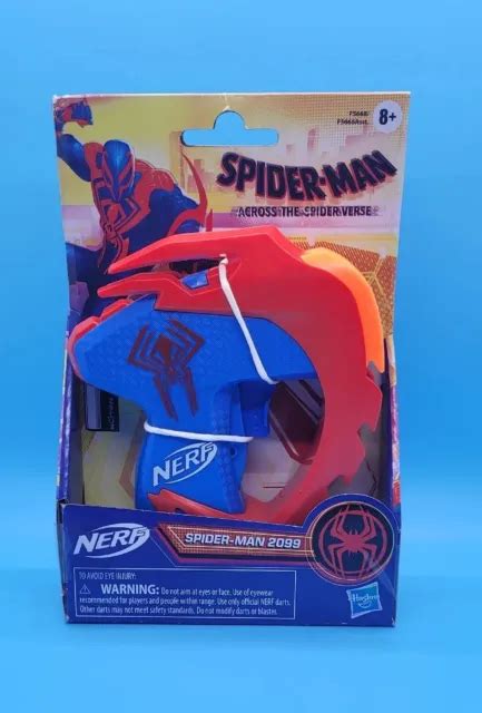 SPIDER-MAN: ACROSS THE Spider-Verse 2099 Nerf Dart Blaster EUR 16,73 - PicClick IT