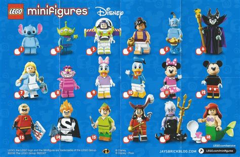 Review: LEGO Disney Minifigures | Disney lego minifigures, Lego disney ...