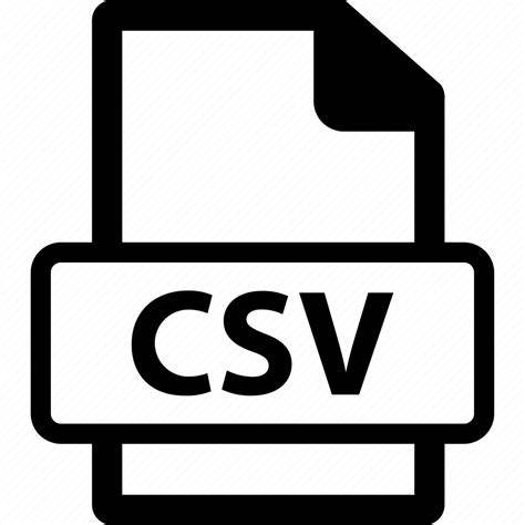 Csv, csv document, csv extension, csv file, csv format icon - Download on Iconfinder