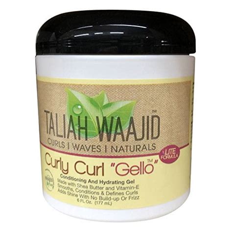 Taliah Waajid Curly Curl Conditioning And Hydrating Hair Gello 6 oz ...