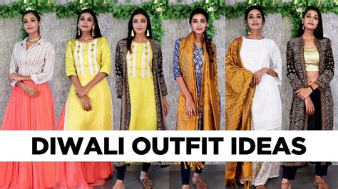 Diwali Outfit Ideas - How to Style Basic Indian Clothes for Diwali 2019 - YouTube