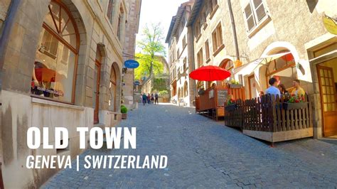 OLD TOWN Geneva Switzerland 4K | An Ancient Maze of Small Streets and ...