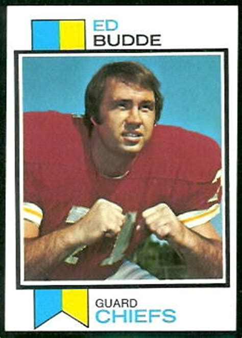 1973 Topps Football Card #462: Ed Budde