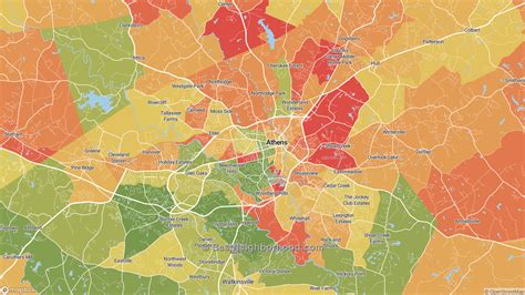 The Best Neighborhoods in Athens, GA by Home Value | | bestneighborhood.org