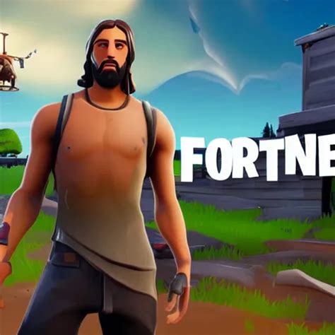 jesus in fortnite | Stable Diffusion