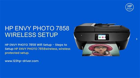 HP Envy Photo 7858 setup | wireless setup | Ink cartridge Install | USB connection - YouTube