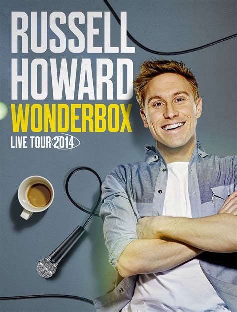 Russell Howard | Wonderbox Tour | Stand up comedians, Russell howard, Comedy tickets