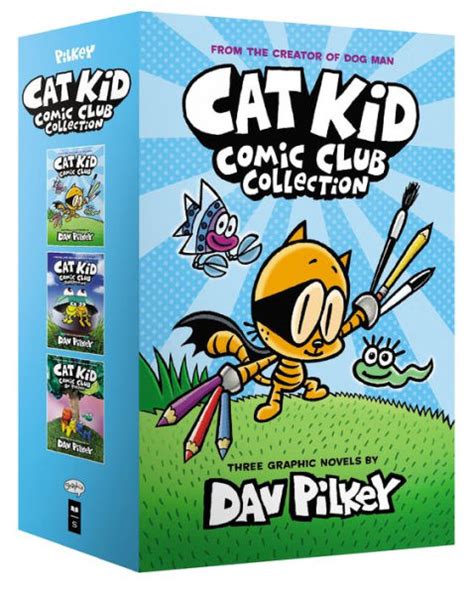 The Cat Kid Comic Club Collection (Cat Kid Comic Club #1-3 Boxed Set) by Dav Pilkey, Other ...