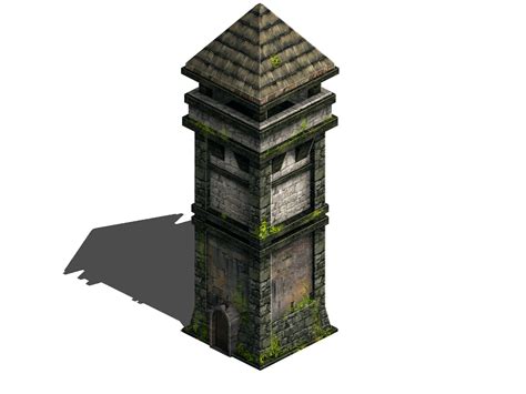 Medieval Stone Guard Tower (Isometric 2.5D) | OpenGameArt.org