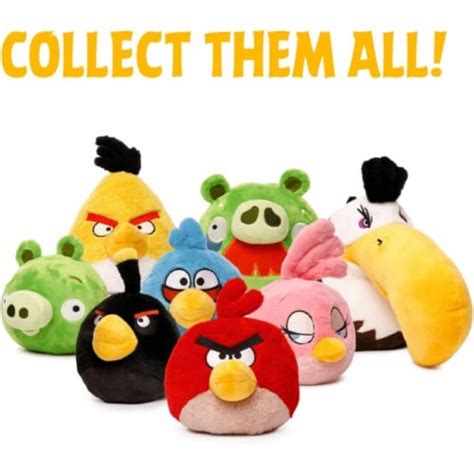 Angry Birds Green Moustache Foreman Pig Plush Bad Piggies 7 Pillow Doll ...