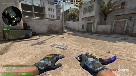 Karambit Doppler (phase 4 maxblue) + Specialist Gloves Mogul | BroSkins ...