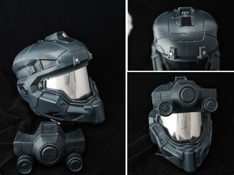 Made a durable Halo Operator Helmet with detachable scanner unit & active fans : r/halo