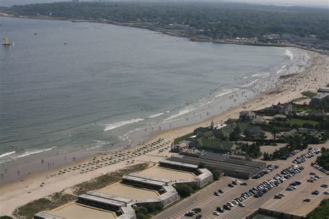 Aerial view of the Dunes Club | Narragansett beach, Aerial view, Aerial