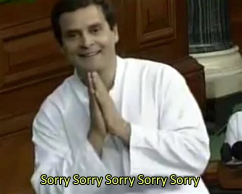 Sorry Sorry Meme Download By Rahul Gandhi