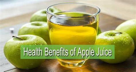 What are the Health Benefits of Apple Juice