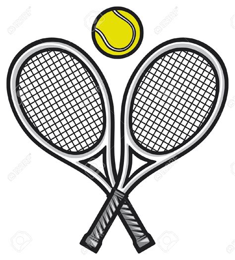 Tennis ball and racket clip art free clipart images – Clipartix