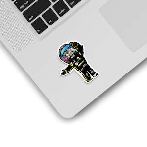 Daniel Ricciardo Mclaren Renault Shoey F1 Formula One Chibi Cartoon Color Sticker - Etsy