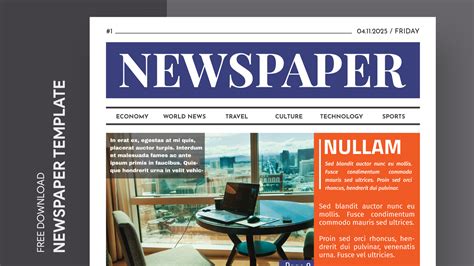 Newspaper Free Google Docs Template - gdoc.io - Newspapers