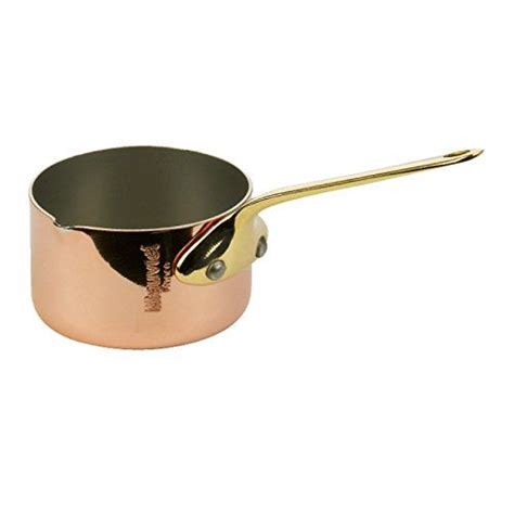 M'Heritage 0.06-qt. Mini Saucepan with Pouring Spout | Mini copper, Bronze handles, Mauviel