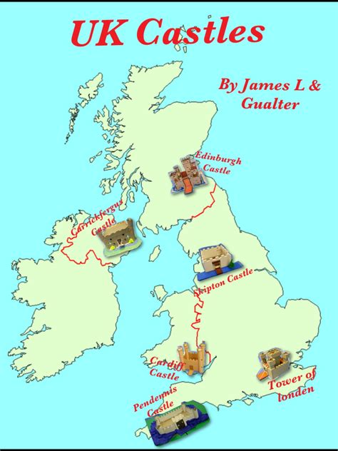 Uk Castles Map