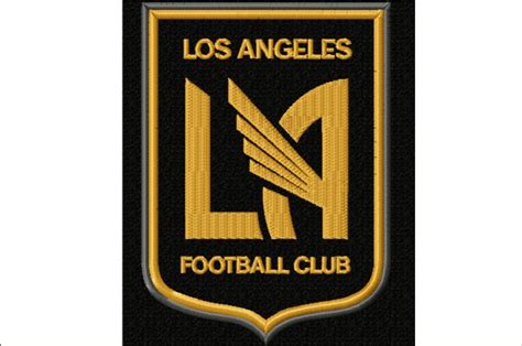 Los Angeles FC Logo ⋆ 4 sizes Embroidery Designs ⋆ Blu Cat Red Dog