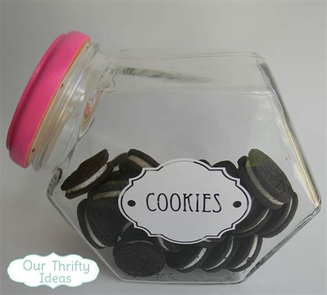 $.50 Cookie Jar - Our Thrifty Ideas