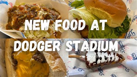 Overview of new Dodger Stadium food for 2023 season - YouTube