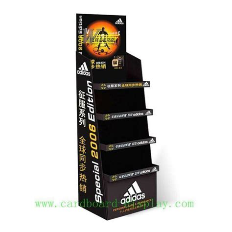 Promotional Cardboard 4 Tiers Display Rack for commodities_cardboard ...