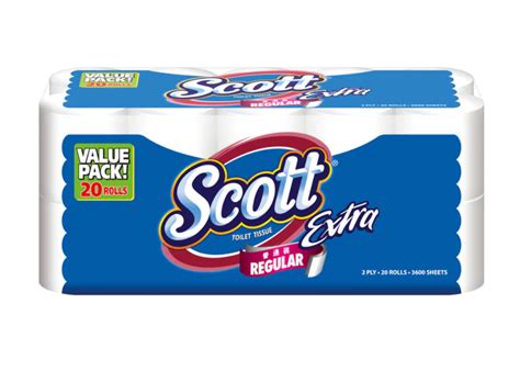 Wholesale Scott Toilet Paper Bulk Rolls Bath Tissue Bathroom Soft 3 Ply 80g/roll Lead Time ...