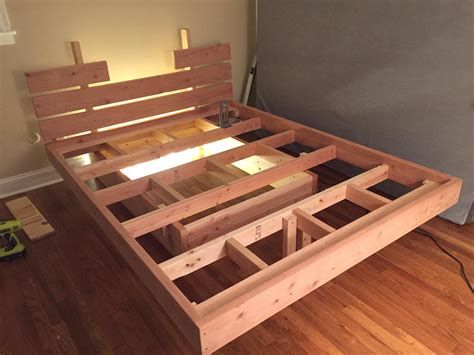 Floating Bed | Floating bed frame, Floating bed diy, Bed frame plans