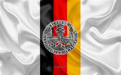 Download wallpapers University of Regensburg Emblem, German Flag ...